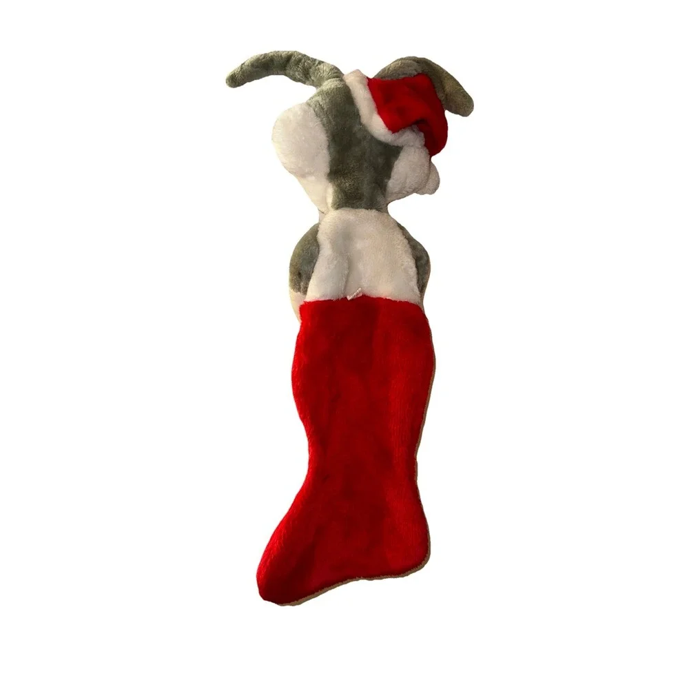 Vtg Bugs Bunny Plush Christmas Stocking Santa Hat Carrot Warner Bro 1990 24